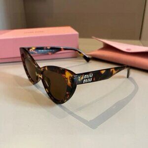 Miu Miu Brown Tortoise Sunglasses